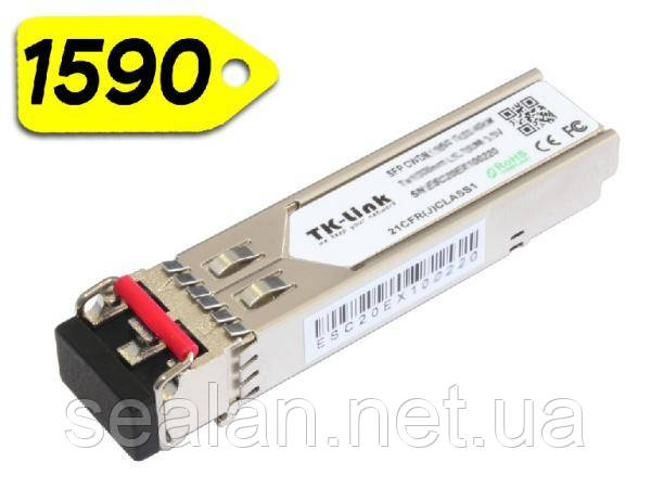 Модуль SFP 1.25Gb CWDM 80км 1590нм, LC dual, DDM, TK-link