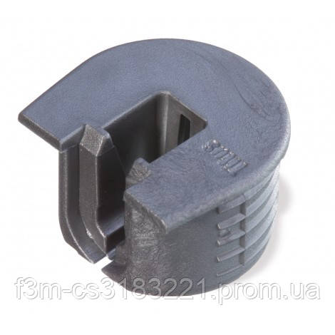 Стяжка Titus System 6: Корпус Quickfit-Expando Wedgefix Ø 20, ДСП 15-16 мм Ø 20 H=12,5 мм, Drop-on, колір білий, Made in Slovenia