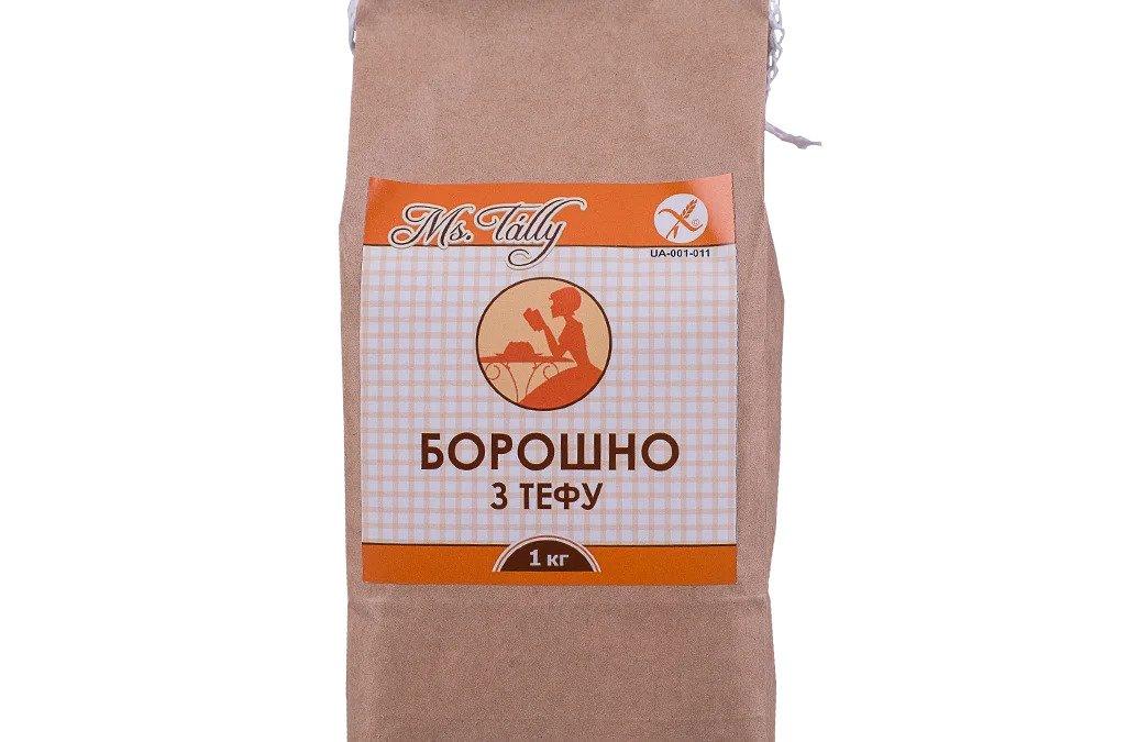 Борошно безглютенове з тефу, 1 кг, Ms Tally