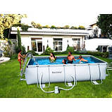 Басейн каркас BestWay 56456 Ultra Frame Rectangular Pool 412х201х122 см, фото 2