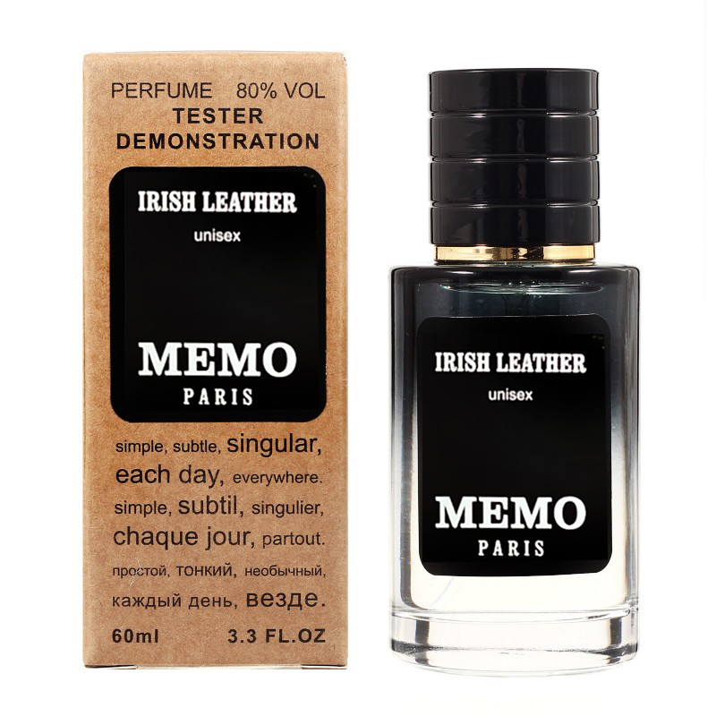 MEMO Irish Leather TESTER LUX, унисекс, 60 мл