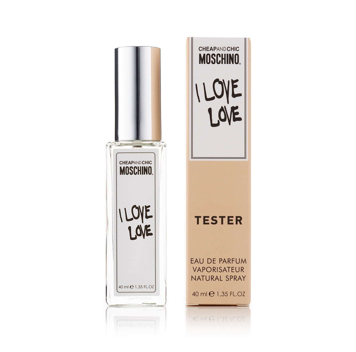 Жіночий міні парфуми тестер Cheap & Chic I Love Love Moschino - 40 мл (65)