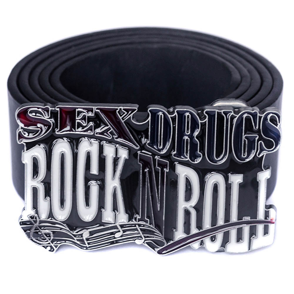 Пряжка SEX, DRUGS AND ROCK N ROLL