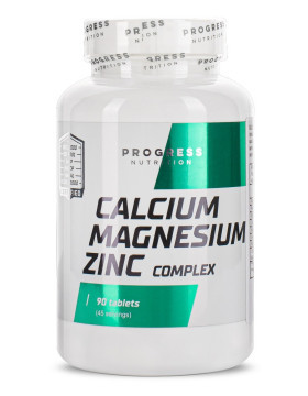 Вітаміни і мінерали Progress Nutrition Calcium Magnesium Zinc (90 таблеток.)