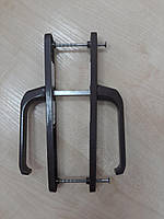 Натискний гарнітур "KAYAPEN" 28-92 /195 мм з пружиною коричневий для ПВХ дверей