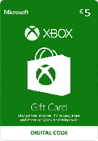 Подарункова карта Xbox Live Gift Card на суму 5 euro, EU-регіон