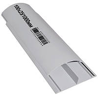 Підлоговий короб АСКО-УКРЕМ 100х25/1000 мм з клеєм (A0070030020)