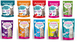 Паучі Леопольд для котів