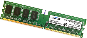 Оперативна пам'ять Crucial DDR2 2Gb 800MHz PC2 6400U CL6 Б/В MIX