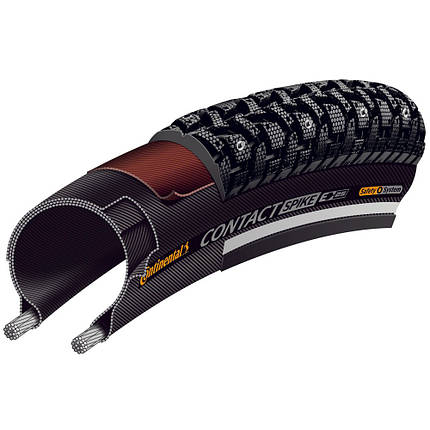 Велосипедна покришка шина Continental CONTACT Spike 120, 28" | 700 x 42C (40C) | 28 x 1.60, чорна, не складна, фото 1