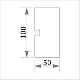 Молдинг на фасад, фасадна лиштва Фм-4 (h 100 мм), фото 2