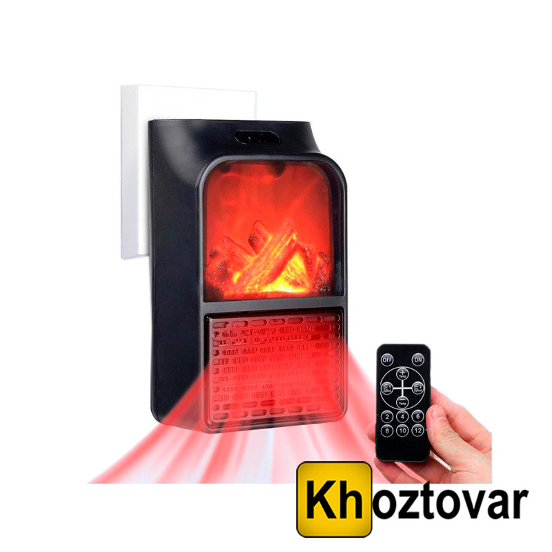Камін нагрівач із пультом Flame Heater, фото 1