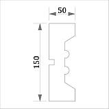 Молдинг на фасад, фасадна лиштва Фм-15 (h 150 мм), фото 2