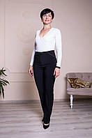 Женские классические брюки "Марина" ,ткань Анжелика , размеры 44,46 черный