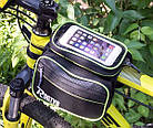 Велосипедна сумка для смартфона Rogtyo чорна, фото 6