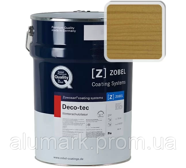 Фасадний Лак ZOBEL Deco-tec 5420 "Скошена трава" шовковисто-матовий, 1 л, фото 2