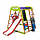 Дитячий спортивний куточок для дому "Карамелька Plus 3" ТМ SportBaby, розміри 1.3х1.24х1.32м, фото 4