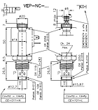 Картріджний електромагнітний клапан LUEN 545/NC, фото 9