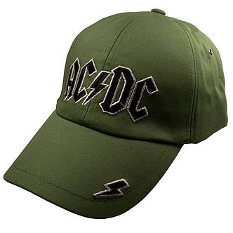 Бейсболка ACDC Logo оливкова, фото 1