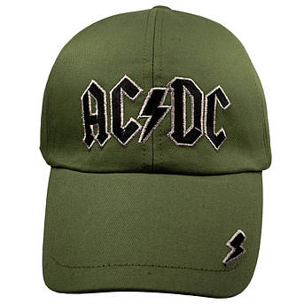 Бейсболка ACDC Logo оливкова, фото 2