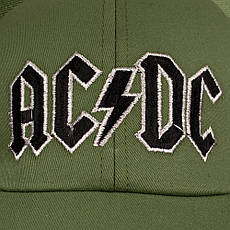 Бейсболка ACDC Logo оливкова, фото 4