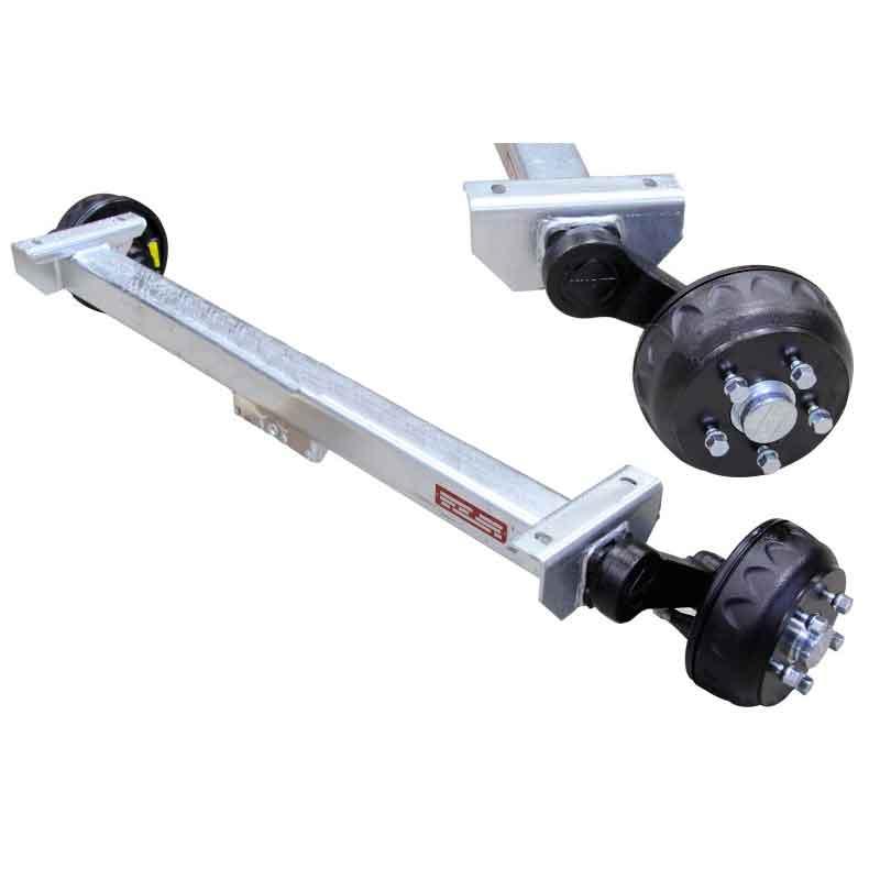 Вісь торсіонна на причіп Knott-Autoflex гальмівна VGB 13-M 1350 кг 1000 мм 112х5 6AE470.018, фото 1