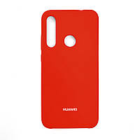 Silicone Case Premium на Huawei P30 Lite Red