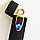 USB зажигалка электронная с сенсорной кнопкой в подарочной упаковке, фото 2