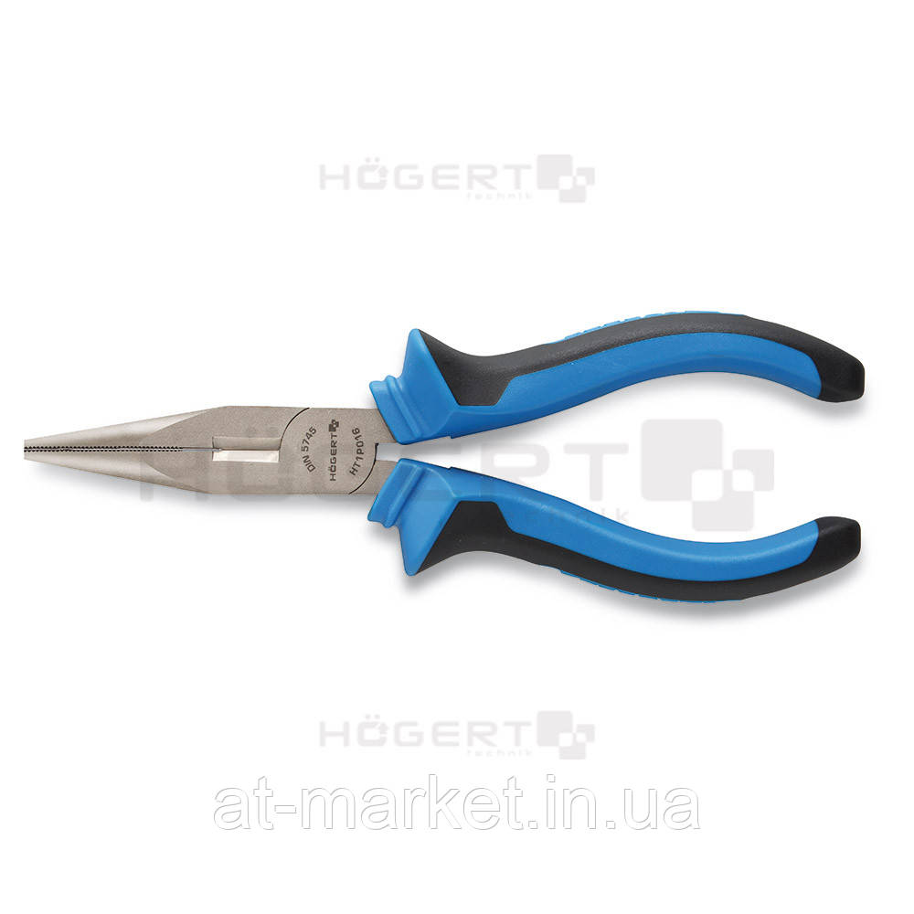 Довгогубці прямі 200 мм HOEGERT HT1P020