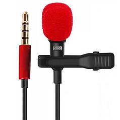 Петличний мікрофон Alitek iM1 Red для смартфона, планшета
