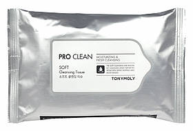 Очищаючі серветки для обличчя Tony Moly Pro Clean Soft Cleansing Tissue 15 шт (8806358568498)