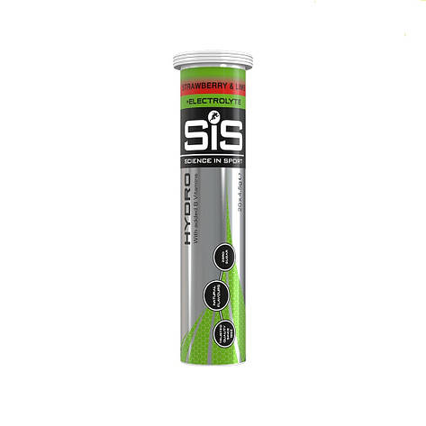SIS Go Hydro напій (розчинні таблетки) полуниця/лайм 20х4 р, фото 1