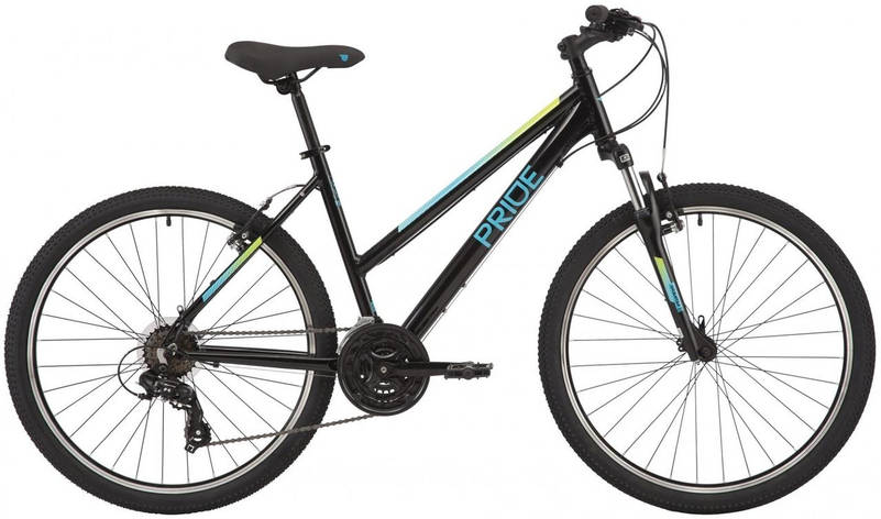 Велосипед Pride STELLA 6.1 рама - XS 26" BLACK/TORQ, фото 1