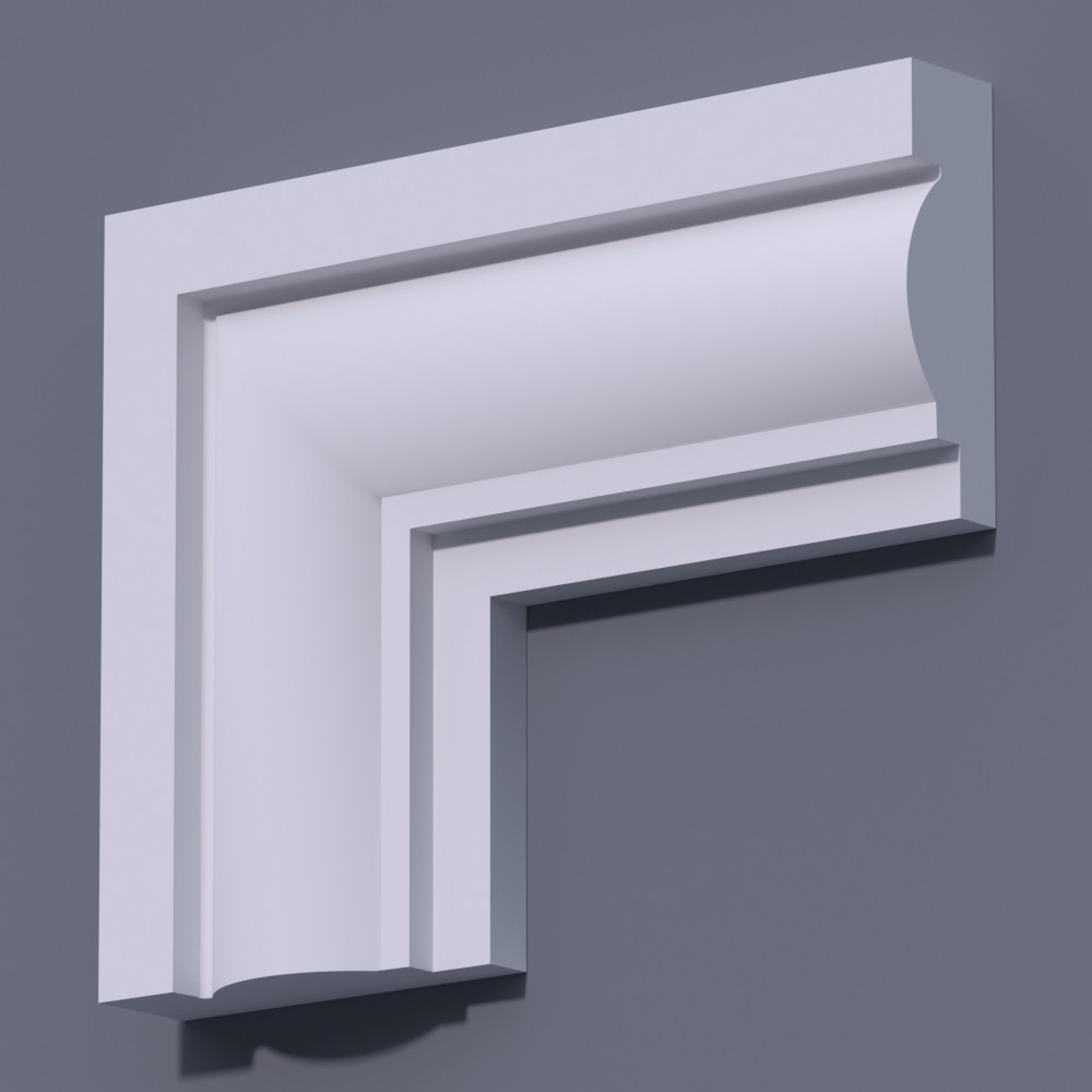 Молдинг на фасад, фасадна лиштва Фм-25 (h 120 мм), фото 1