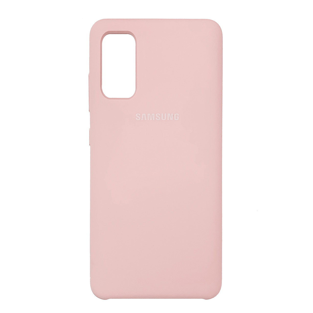 Чохол Silicone Case Premium для Samsung S20 NEW Pink Sand