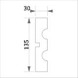 Молдинг на фасад, фасадна лиштва Фм-27 (h 135 мм), фото 2