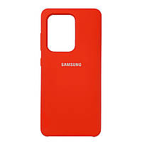 Silicone Case Premium на Samsung S20 Ultra Red