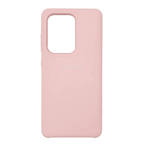 Silicone Case Premium на Samsung S20 Ultra Pink Sand, фото 1