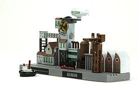 WARSHIP BUILDER – The Harbor in The Industrial. Збірна модель мультяшного порту (збирання без клею). MENG MODEL, фото 3