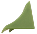 Бортик для стільниці F3M, декоративно - вологозахисний: Заглушка, колір зелений, Made in Poland (код33)
