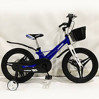 Велосипед двухколесный детский 1650G-HAMMER HUNTER Blue (синий) колеса 16 дюймов магниевая рама и диски