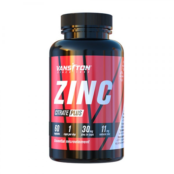 Цинк Цитрат Плюс Zinc Citrate Plus (60 капс.) Vansiton