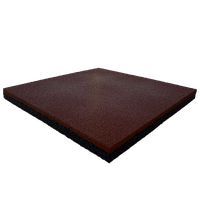 Резиновая плитка 500х500х30 мм (коричневая) PuzzleGym
