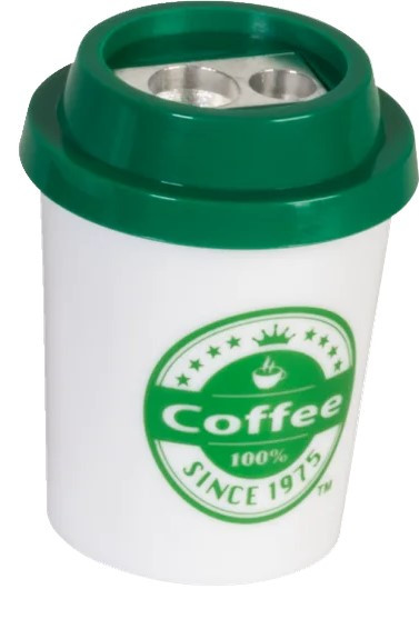 Точилка Brunnen Coffe to go зелена з білим