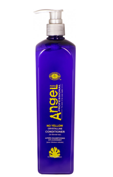 Кондиціонер для нейтралізації жовтого пігменту Angel No Yellow Crystalline Conditioner 500 мл