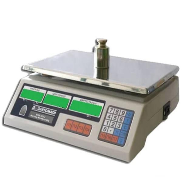 Ваги торгові електронні Кіровоград Ваги ВТНЕ-15Т1К-2 (15 кг)