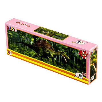 Пазли Лео Люкс 105ел. Динозаври №194/Strateg/(16)