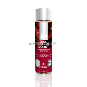 Оральний лубрикант System JO H2O — Cherry Burst, вишневий вибух, 120 мл