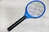 Электрическая мухобойка Синяя, мухобойка на аккумуляторе от мух, комаров | Електромухобійка (VF)