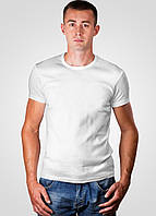Белая базовая мужская футболка XL Мальта 19М319-17